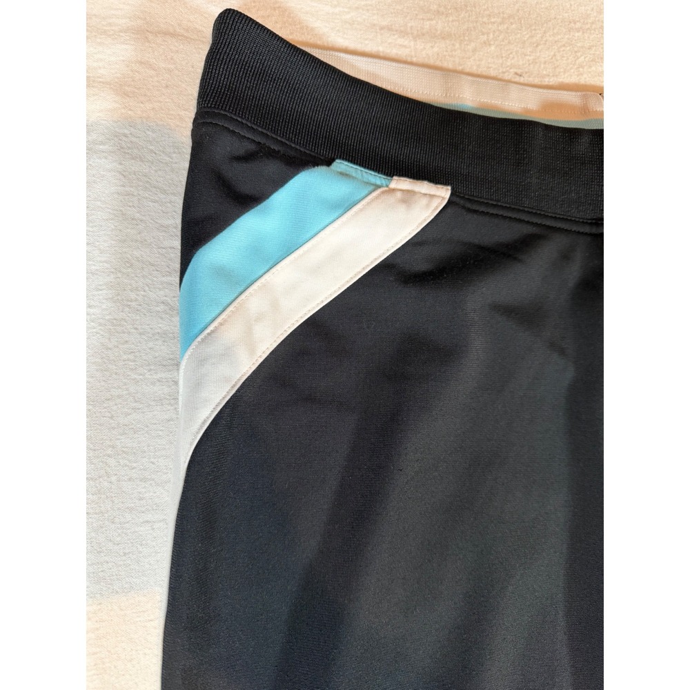 Nike Womens Track Pants Black Blue White Flare Leg Athletic Size Large - Picture 6 of 16